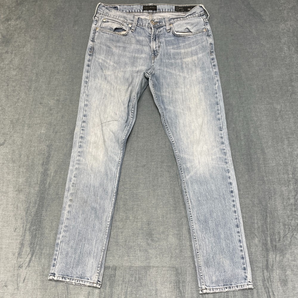 Bullhead Denim Co. Skinny Jeans Mens 30x30 Blue Medium Wash Pockets Mid Rise